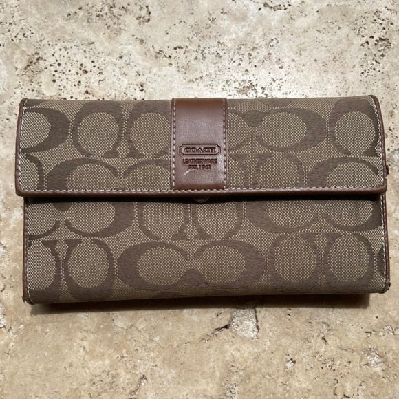 Coach Handbags - Brown Coach Wallet